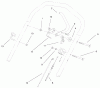 Toro 26637 - Lawnmower, 1999 (9900001-9999999) Listas de piezas de repuesto y dibujos HANDLE CONTROL ASSEMBLY