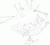 Toro 26638 - Lawnmower, 2001 (210000001-210999999) Listas de piezas de repuesto y dibujos ENGINE ASSEMBLY