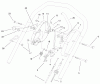 Toro 26638 - Lawnmower, 2000 (200000001-200999999) Listas de piezas de repuesto y dibujos HANDLE CONTROL ASSEMBLY