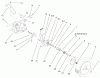 Toro 26638 - Lawnmower, 2001 (210000001-210999999) Listas de piezas de repuesto y dibujos REAR AXLE ASSEMBLY
