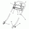 Toro 26640B - Lawnmower, 1994 (4900001-4999999) Listas de piezas de repuesto y dibujos HANDLE ASSEMBLY