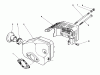 Toro 26640B - Lawnmower, 1994 (4900001-4999999) Listas de piezas de repuesto y dibujos MUFFLER ASSEMBLY (MODEL NO. 47PP3-6)
