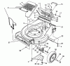 Toro 26641 - Lawnmower, 1989 (9000001-9999999) Listas de piezas de repuesto y dibujos HOUSING ASSEMBLY