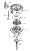 Toro 26641 - Lawnmower, 1989 (9000001-9999999) Listas de piezas de repuesto y dibujos REWIND STARTER TECUMSEH NO. 590621