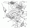 Toro 26642 - Lawnmower, 1989 (9000001-9999999) Listas de piezas de repuesto y dibujos HOUSING ASSEMBLY #1