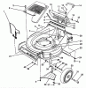 Toro 26642 - Lawnmower, 1989 (9000001-9999999) Listas de piezas de repuesto y dibujos HOUSING ASSEMBLY #2