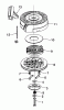 Toro 26642 - Lawnmower, 1989 (9000001-9999999) Listas de piezas de repuesto y dibujos REWIND TECUMSEH STARTER NO. 590635