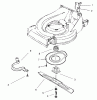 Toro 26643 - Lawnmower, 1997 (7900001-7999999) Listas de piezas de repuesto y dibujos BRAKE ASSEMBLY #2
