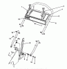Toro 26651 - Lawnmower, 1989 (9000001-9999999) Listas de piezas de repuesto y dibujos HANDLE ASSEMBLY