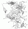 Toro 26651 - Lawnmower, 1989 (9000001-9999999) Listas de piezas de repuesto y dibujos HOUSING ASSEMBLY