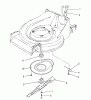 Toro 26680 - Lawnmower, 1990 (0000001-0999999) Listas de piezas de repuesto y dibujos BLADE ASSEMBLY