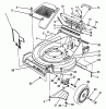 Toro 26682 - Lawnmower, 1989 (9000001-9999999) Listas de piezas de repuesto y dibujos HOUSING ASSEMBLY #1