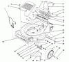 Toro 26683 - Rear Bagger Mower, 1992 (2000001-2999999) Listas de piezas de repuesto y dibujos HOUSING ASSEMBLY