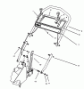Toro 27500 - Lawnmower, 1992 (2000001-2999999) Listas de piezas de repuesto y dibujos HANDLE ASSEMBLY
