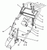 Toro 27501 - Lawnmower, 1992 (2000001-2999999) Listas de piezas de repuesto y dibujos HANDLE ASSEMBLY