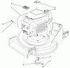 Toro 27502 - Lawnmower, 1991 (1000001-1999999) Listas de piezas de repuesto y dibujos ENGINE ASSEMBLY