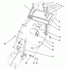Toro 27502 - Lawnmower, 1991 (1000001-1999999) Listas de piezas de repuesto y dibujos HANDLE ASSEMBLY