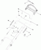 Toro 447E (R48) - R48 Recycling Mower, 2008 (SN 280000001-290999999) Listas de piezas de repuesto y dibujos UPPER HANDLE ASSEMBLY