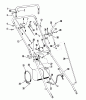 Toro 23301 - Lawnmower, 1967 (7000001-7999999) Listas de piezas de repuesto y dibujos 25" & 34" HANDLE ASSEMBLY