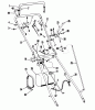 Toro 23201 - 25" Whirlwind Hevi-Duty Lawnmower, 1969 (9000001-9999999) Listas de piezas de repuesto y dibujos 25" & 34" HANDLE ASSEMBLY