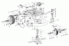 Toro 23205 - 25" Whirlwind Hevi-Duty Lawnmower, 1976 (6000001-6999999) Listas de piezas de repuesto y dibujos FRAME AND CUTTER HOUSING ASSEMBLY