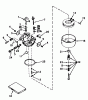 Toro 23267 - Lawnmower, 1985 (5000001-5999999) Listas de piezas de repuesto y dibujos CARBURETOR MODEL NO. 632253