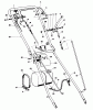 Toro 23267 - Lawnmower, 1985 (5000001-5999999) Listas de piezas de repuesto y dibujos HANDLE ASSEMBLY