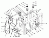 Toro 74140 (724-Z) - 724-Z Tractor, 1994 (49000001-49999999) Listas de piezas de repuesto y dibujos TRANSMISSION DRIVE FRAME