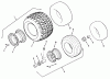 Toro 74140 (724-Z) - 724-Z Tractor, 1994 (49000001-49999999) Listas de piezas de repuesto y dibujos WHEELS AND TIRES