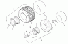 Toro 74140 (724-Z) - 724-Z Tractor, 1995 (590001-599999) Listas de piezas de repuesto y dibujos WHEELS AND TIRES