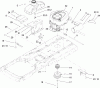 Toro 74353 (Z480) - TimeCutter Z480 Riding Mower, 2006 (260000001-260999999) Listas de piezas de repuesto y dibujos ENGINE ASSEMBLY