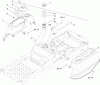Toro 74360 (Z4200) - TimeCutter Z4200 Riding Mower, 2010 (310000001-310999999) Listas de piezas de repuesto y dibujos FUEL DELIVERY AND BODY STYLING ASSEMBLY