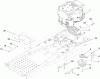 Toro 74373 (Z5030) - TimeCutter Z5030 Riding Mower, 2009 (290004013-290999999) Listas de piezas de repuesto y dibujos ENGINE AND CLUTCH ASSEMBLY
