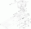 Toro 74375 (Z5060) - TimeCutter Z5060 Riding Mower, 2009 (290000001-290000199) Listas de piezas de repuesto y dibujos ENGINE AND CLUTCH ASSEMBLY