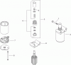 Toro 74381 (Z4202) - TimeCutter Z4202 Riding Mower, 2008 (280000001-280999999) Listas de piezas de repuesto y dibujos STARTER ASSEMBLY KOHLER SV710-0027