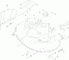 Toro 74386 (ZS 4200) - TimeCutter ZS 4200 Riding Mower, 2012 (SN 312000001-312999999) Listas de piezas de repuesto y dibujos 42 INCH DECK ASSEMBLY
