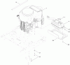 Toro 74390 (ZS 4200TF) - TimeCutter ZS 4200TF Riding Mower, 2012 (SN 312000001-312999999) Listas de piezas de repuesto y dibujos ENGINE AND MUFFLER ASSEMBLY