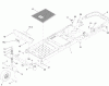 Toro 74390 (ZS 4200TF) - TimeCutter ZS 4200TF Riding Mower, 2012 (SN 312000001-312999999) Listas de piezas de repuesto y dibujos MAIN FRAME AND FRONT AXLE ASSEMBLY