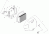 Toro 74391 (Z5000) - TimeCutter Z5000 Riding Mower, 2008 (280000001-280999999) Listas de piezas de repuesto y dibujos AIR INTAKE AND FILTRATION ASSEMBLY KOHLER SV610S-0022