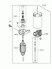 Toro 74405 (18-52ZX) - 18-52ZX TimeCutter ZX Riding Mower, 2004 (240000001-240999999) Listas de piezas de repuesto y dibujos STARTER ASSEMBLY KAWASAKI FH531V-AS11