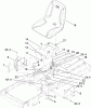 Toro 74433 (ZD420) - TimeCutter ZD420 Riding Mower, 2011 (311000001-311999999) Listas de piezas de repuesto y dibujos SEAT ASSEMBLY