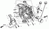 Toro 74434 (ZD530) - TimeCutter ZD530 Riding Mower, 2007 (270000001-270999999) Listas de piezas de repuesto y dibujos CRANKCASE ASSEMBLY HONDA GXV530 EXA2