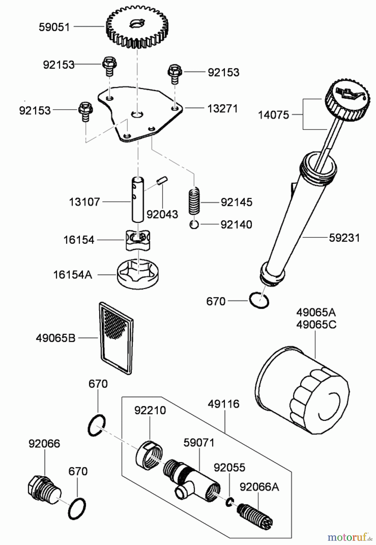 Toro Neu Mowers, Zero-Turn 74437 (ZD420T) - Toro TimeCutter ZD420T Riding Mower, 2009 (290000001-290999999) LUBRICATION EQUIPMENT ASSEMBLY KAWASAKI FH541V-CS50