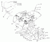 Toro 74601 (17K-44ZX) - 17K-44ZX TimeCutter ZX Riding Mower, 2003 (230000001-230999999) Listas de piezas de repuesto y dibujos MOTION CONTROL ASSEMBLY