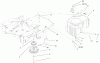 Toro 74601 (Z17-44) - Z17-44 TimeCutter Z Riding Mower, 2001 (210000001-210999999) Listas de piezas de repuesto y dibujos ENGINE AND CLUTCH ASSEMBLY