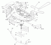 Toro 74601 (Z17-44) - Z17-44 TimeCutter Z Riding Mower, 2002 (220000913-220999999) Listas de piezas de repuesto y dibujos 44IN DECK ASSEMBLY