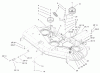 Toro 74601 (Z17-44) - Z17-44 TimeCutter Z Riding Mower, 2002 (220000913-220999999) Listas de piezas de repuesto y dibujos 44IN DECK BELT DRIVE AND LIFT ASSEMBLY