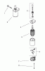 Toro 74601 (Z17-44) - Z17-44 TimeCutter Z Riding Mower, 2002 (220000913-220999999) Listas de piezas de repuesto y dibujos STARTING SYSTEM ASSEMBLY KOHLER CV 490S-27503