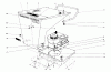 Toro 62850 - Shredder, 1972 (2000001-2999999) Listas de piezas de repuesto y dibujos ENGINE & HOPPER ASSEMBLY
