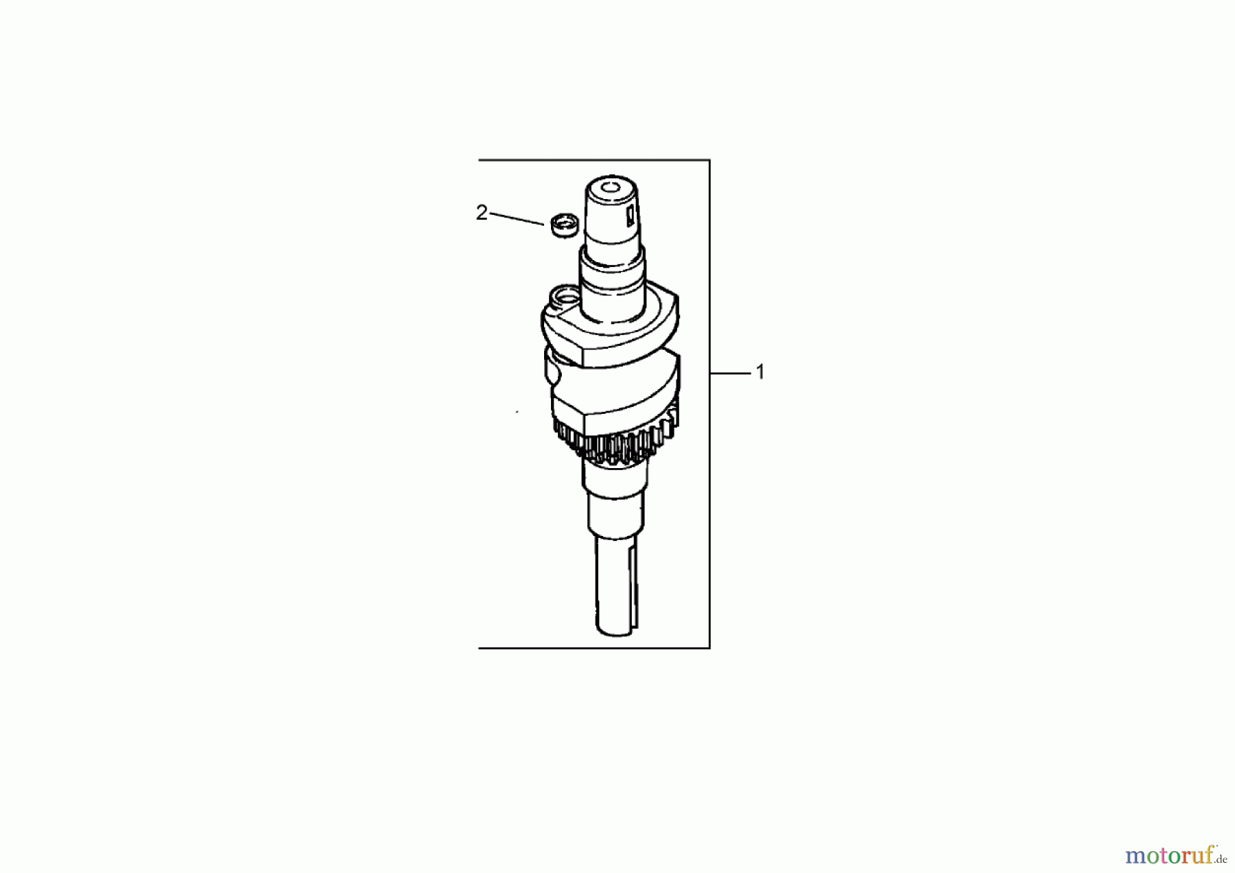  Toro Neu Mowers, Zero-Turn 74603 (ZX440) - Toro TimeCutter ZX440 Riding Mower, 2007 (270000001-270999999) CRANKSHAFT ASSEMBLY KOHLER CV492S-27525
